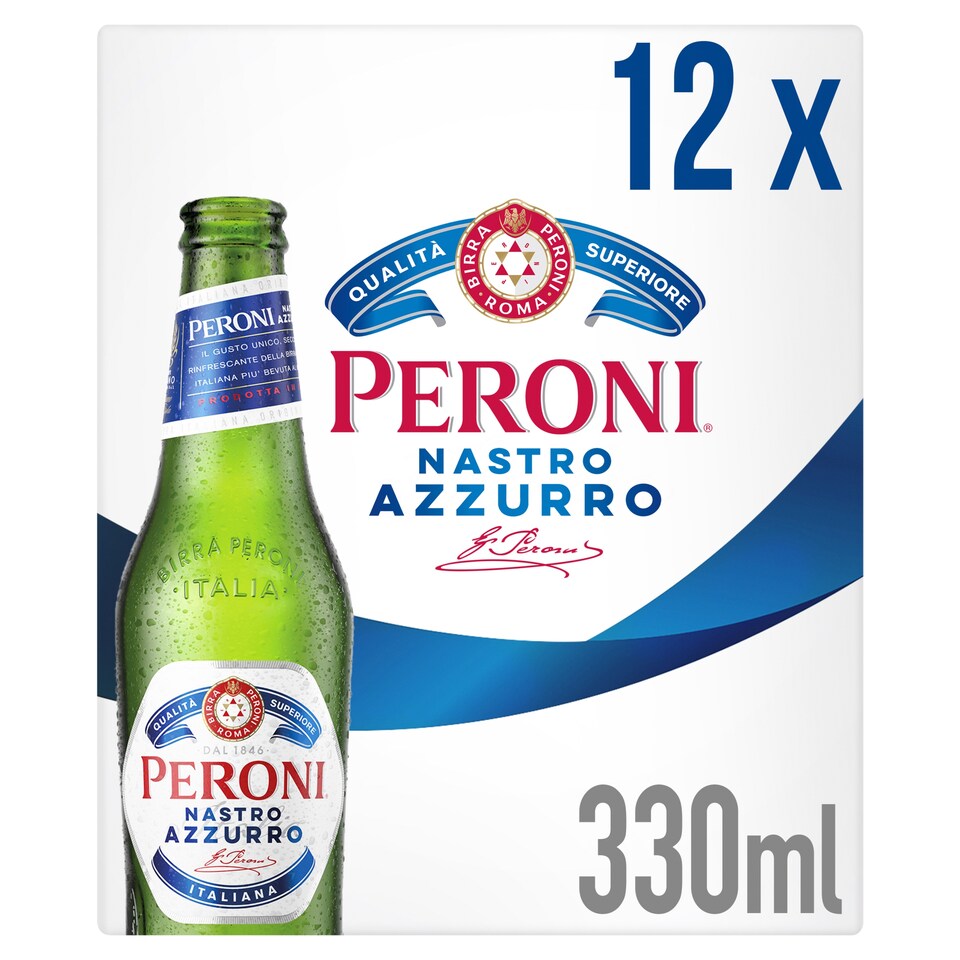 image 1 of Peroni Nastro Azzurro 12X330ml