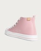 image 3 of F&F Girls High Top Lace Up Trainers in Pink