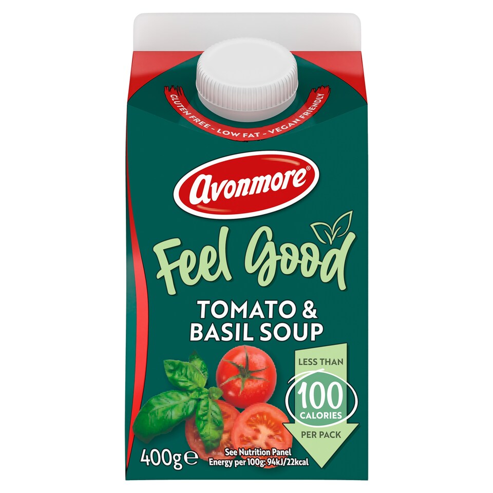 Avonmore Low Fat Tomato And Basil Soup 400G