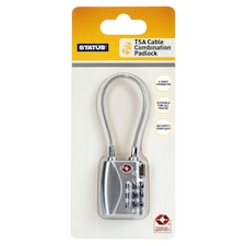 Status Tsa Cable Combination Travel Padlock