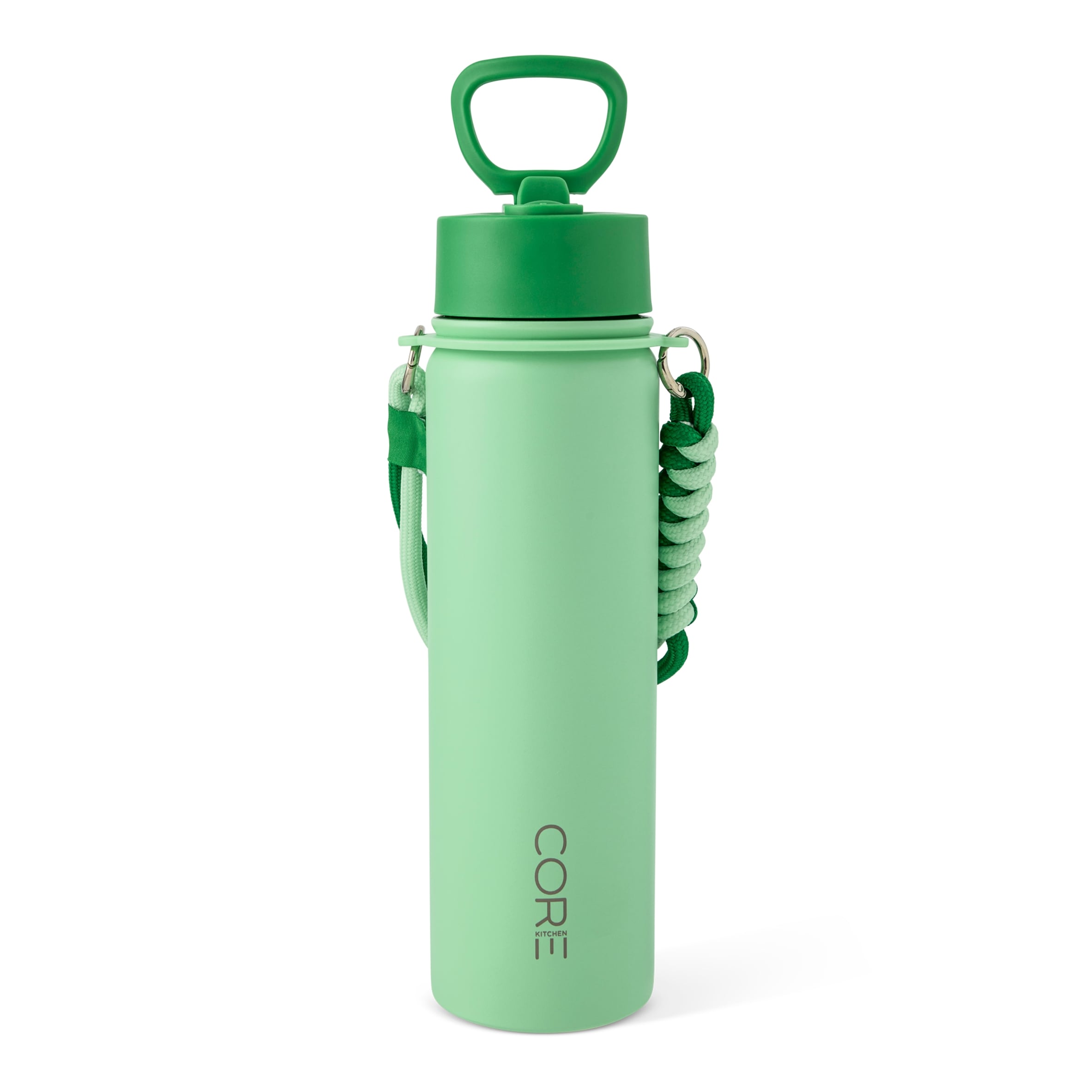全豪限定 AO All-Purpose Thermo Bottle Core Kitchen Green Zeno Metal Drinking Water Bottle 650ml - Tesco