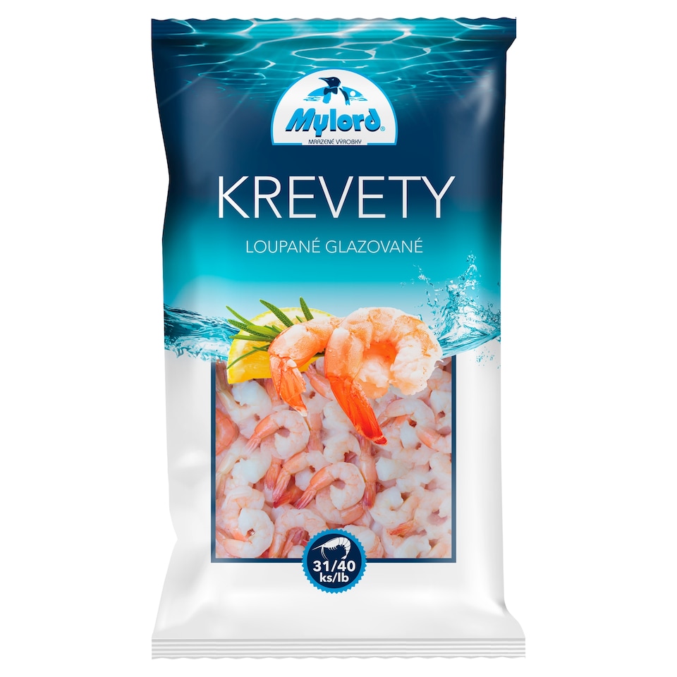 Mylord Peeled Shrimp Glazed 31/40 pcs/lb 1000g