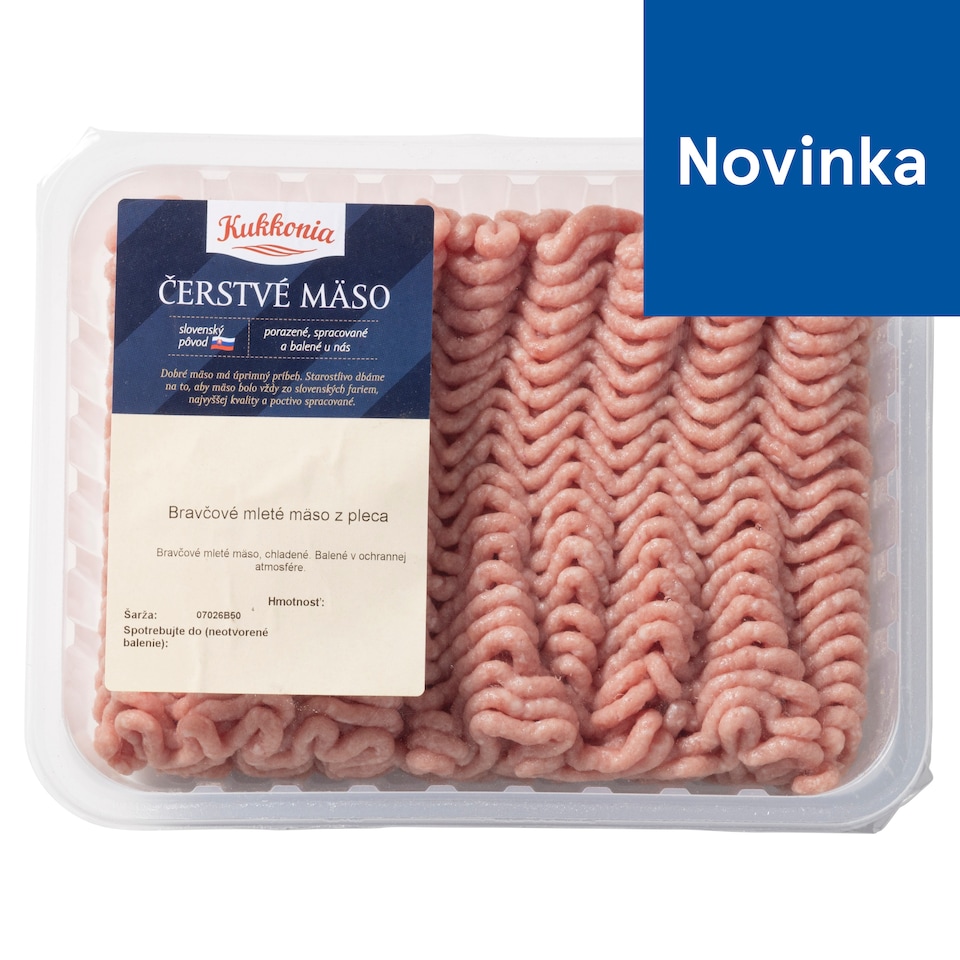 Kukkonia Bravčové mleté mäso z pleca