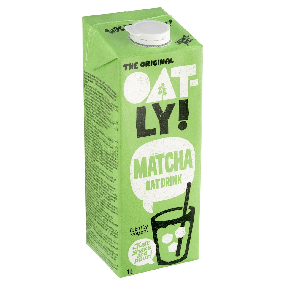 image 1 of Oatly! Oat Drink with Matcha Green Tea 1L