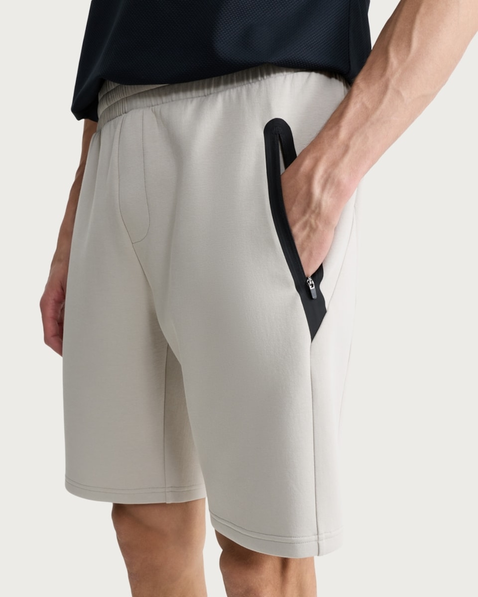image 1 of F&F Active TECHSPORT Zip Pocket Shorts in Grey