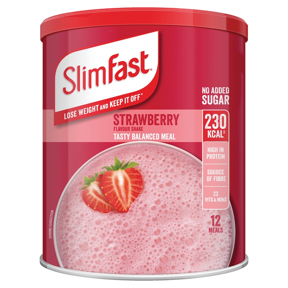 image 1 of SlimFast Meal Replacement Shake Powder - Summer Strawberry 438g