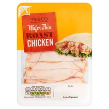 Tesco Waferthin Roast Chicken 125G