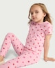 image 2 of F&F Girls 5-Pack Pure Cotton T-Shirts in Multi Pink
