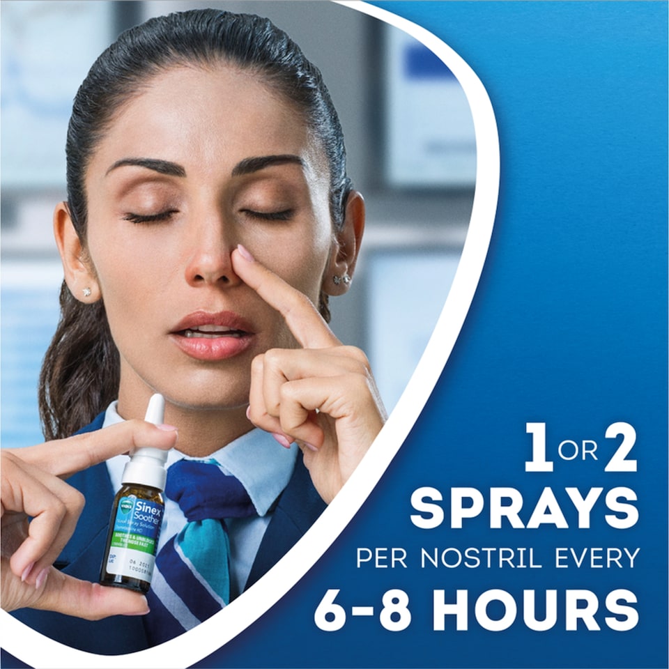 image 1 of Vicks Sinex Micromist Decongestant Nasal Spray with Levomenthol Aroma 15ml