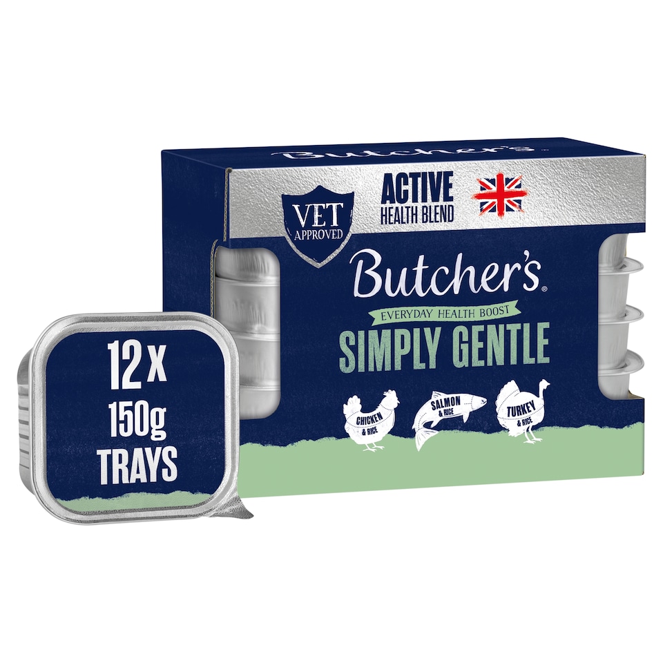 image 1 of Butcher's Simply Gentle Dog Food Trays 12x150g