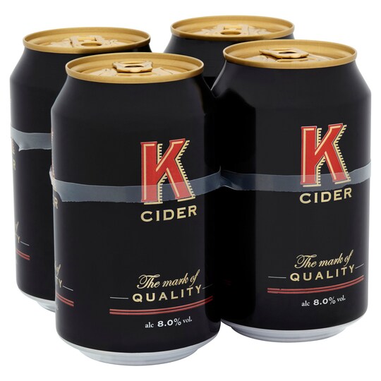 K CIDER 4X330ML Tesco Groceries