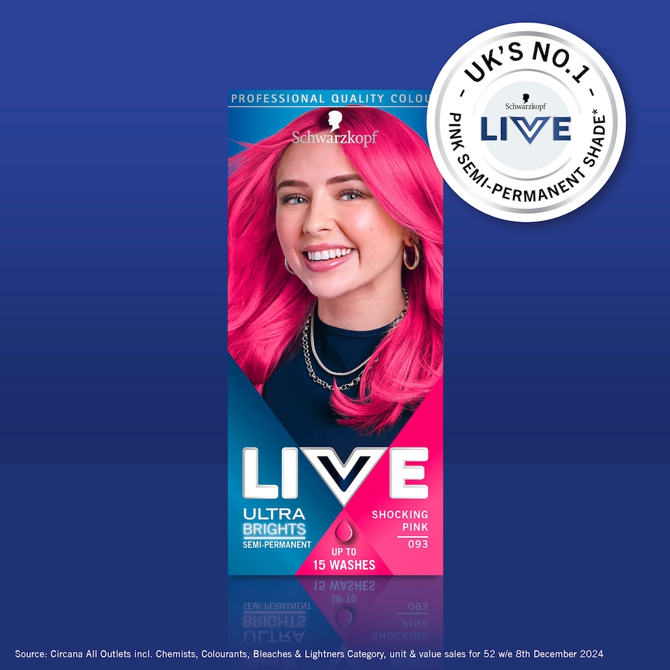 image 1 of Schwarzkopf Live Color Ultra Bright Shocking Pink