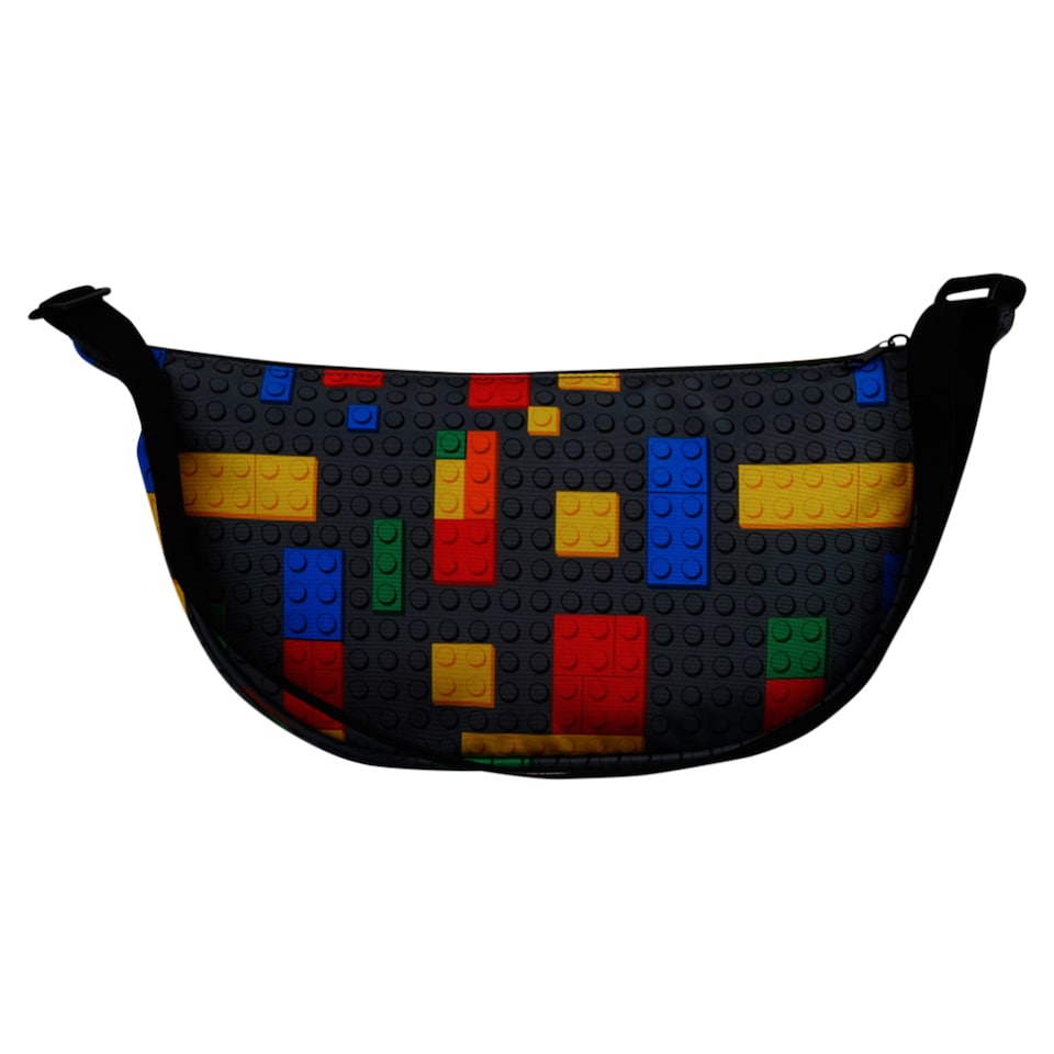 image 1 of Lego Colorful Bricks Crossbody Bag L 4.1 L 30.5 x 19 x 10.5 cm