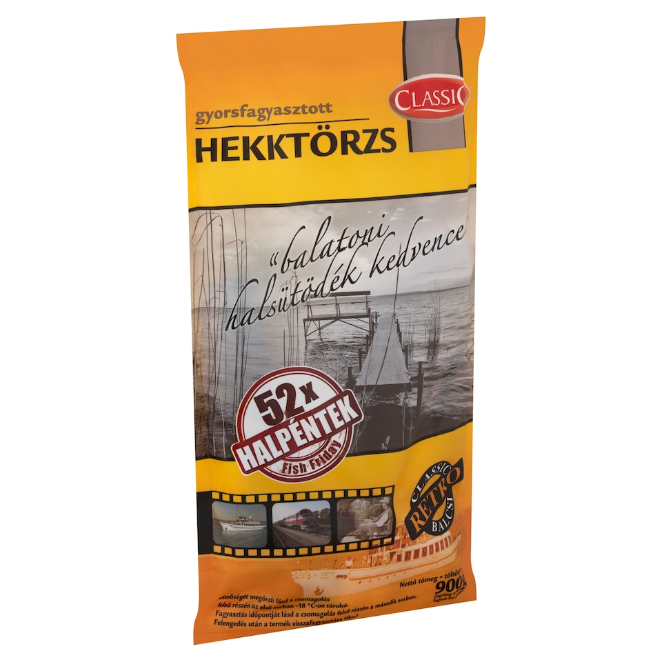 Classic gyorsfagyasztott hekktörzs 900 g  1. kép