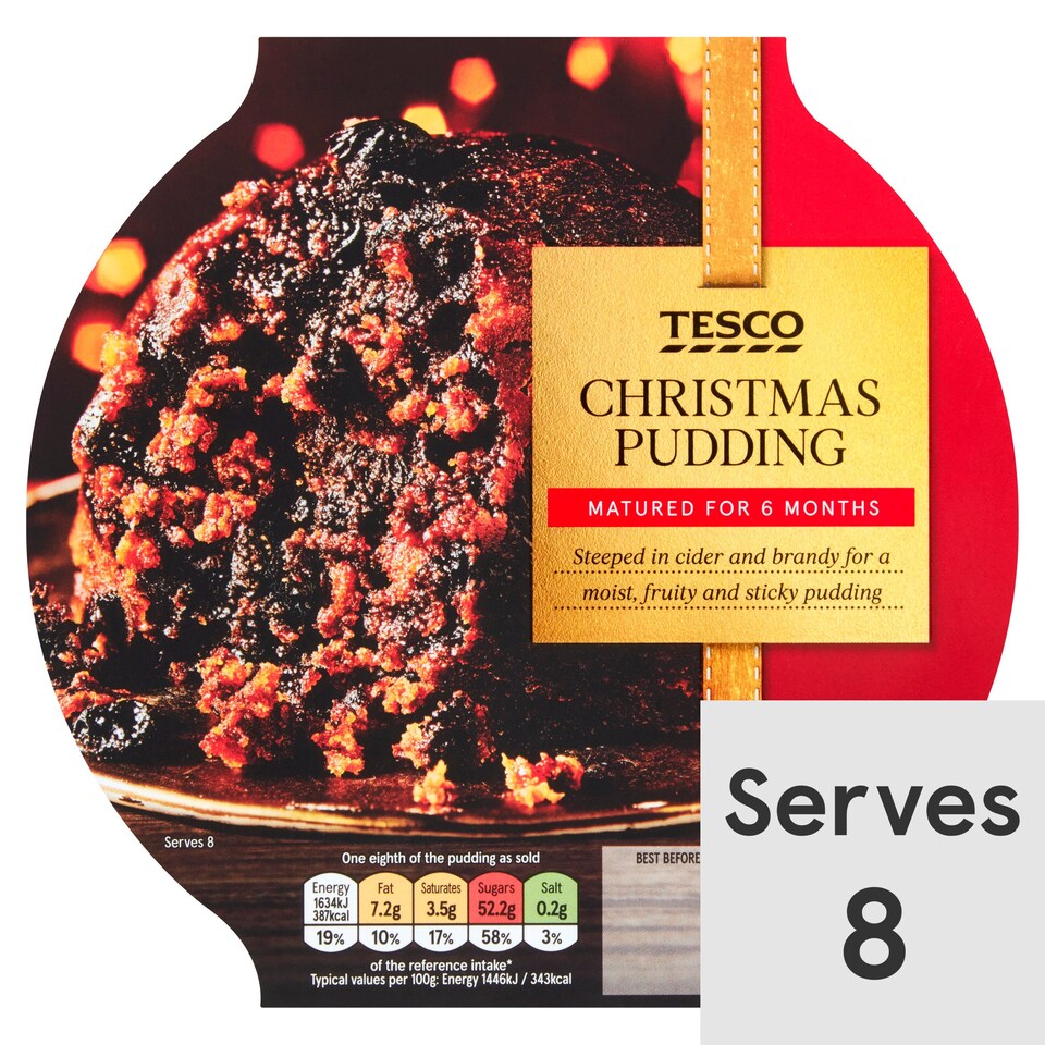 Tesco Christmas Pudding 907G
