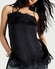 image 1 of F&F Lace Trim Camisole in Black