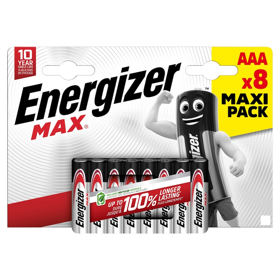 image 1 of Energizer Max AAA 8 Pack