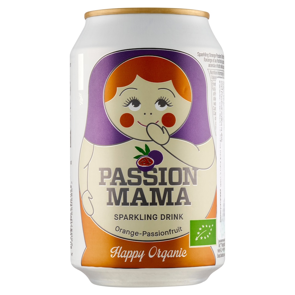 Drink Mamas Bio pomerančovo-mučenková limonáda 330ml