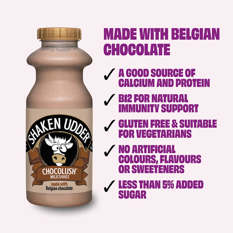 image 1 of Shaken Udder Chocolush Milkshake 330Ml