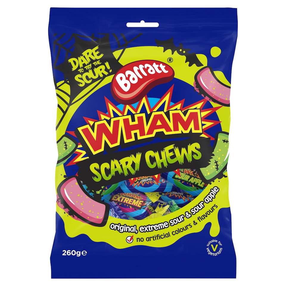 Barratt Wham Scary Chews 260G