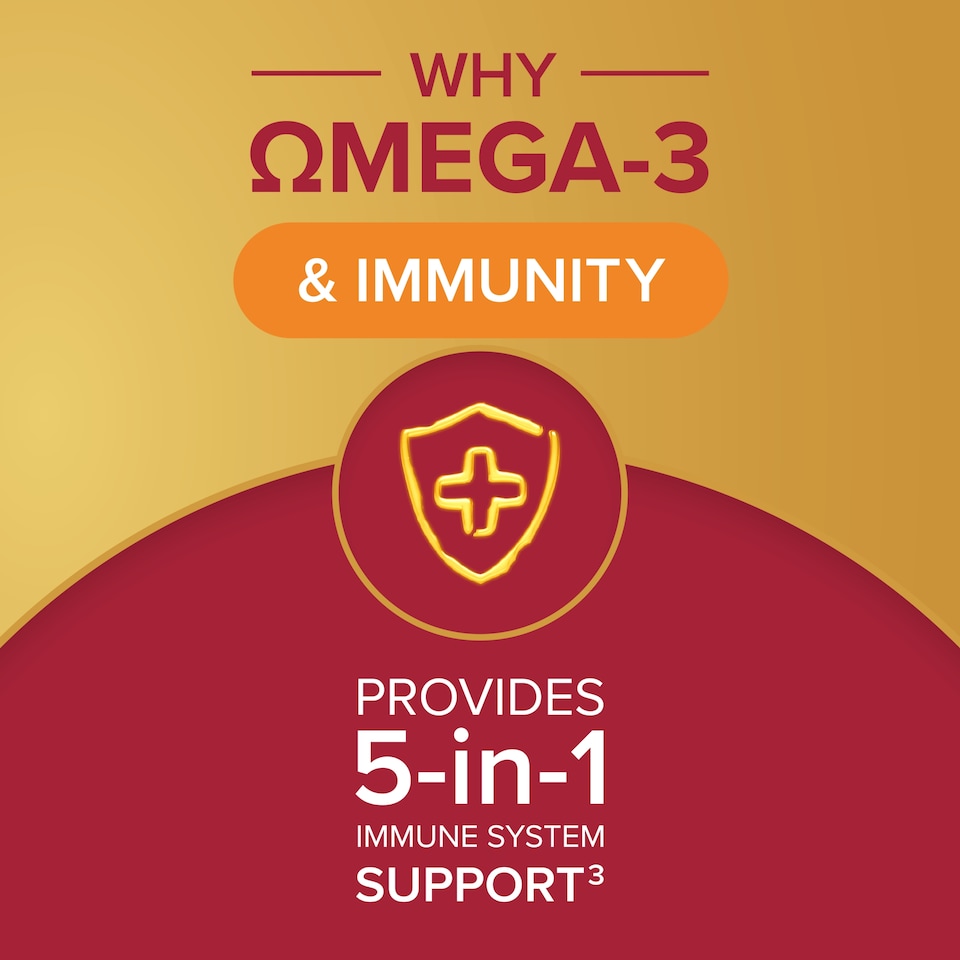 image 1 of Seven Seas Omega-3 & Immunity Fish Oil Capsules 30 Day Duo Pack