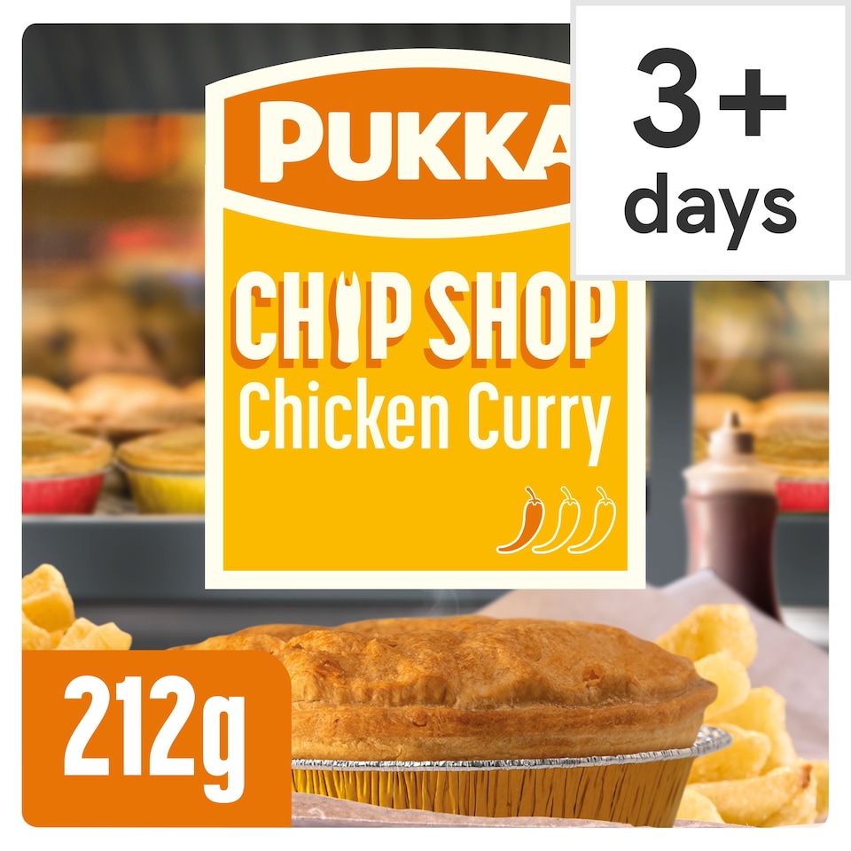 image 1 of Pukka Chip Shop Chicken Curry Pie