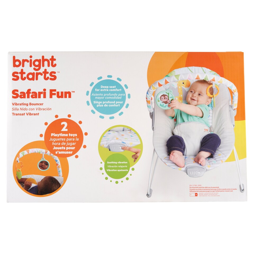 Bright Starts Vibračné kreslo s hračkou