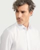 image 2 of F&F Slim Fit Easy Iron Single Cuff Smart Shirt in White