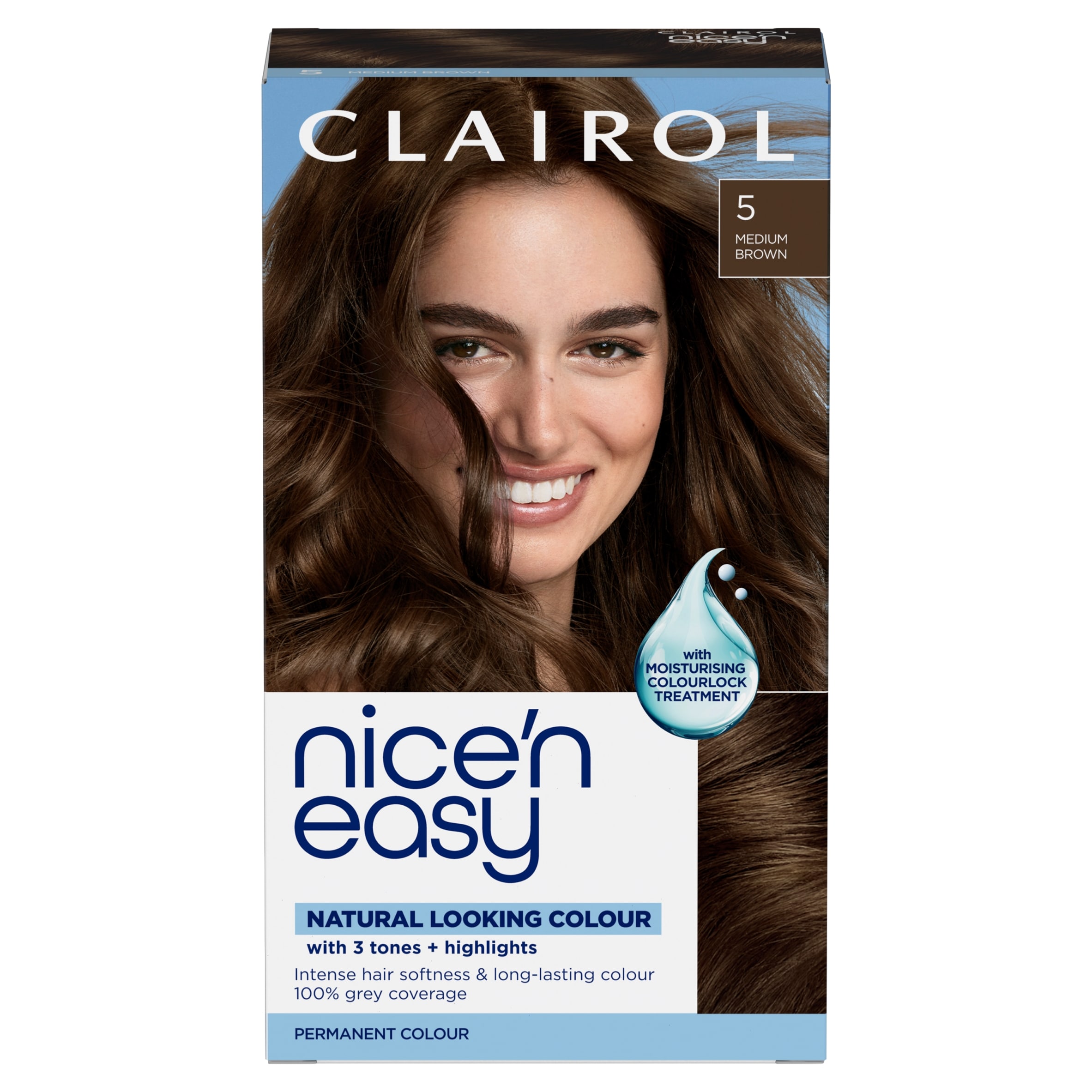 Clairol Nice ‘N Easy Medium Brown 5 Hair Dye