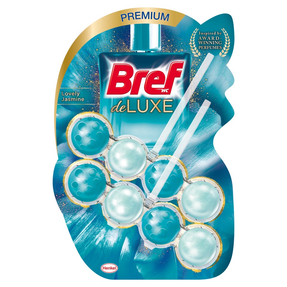 Bref DeLuxe Lovely Jasmine tuhý WC blok 2 x 50g