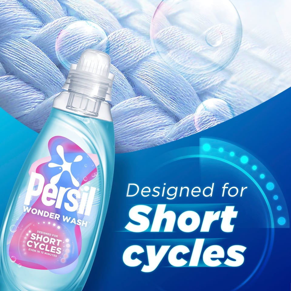 image 1 of Persil Wonder Wash Sensitive Non Bio Laundry Detergent 31 Washes 837ml
