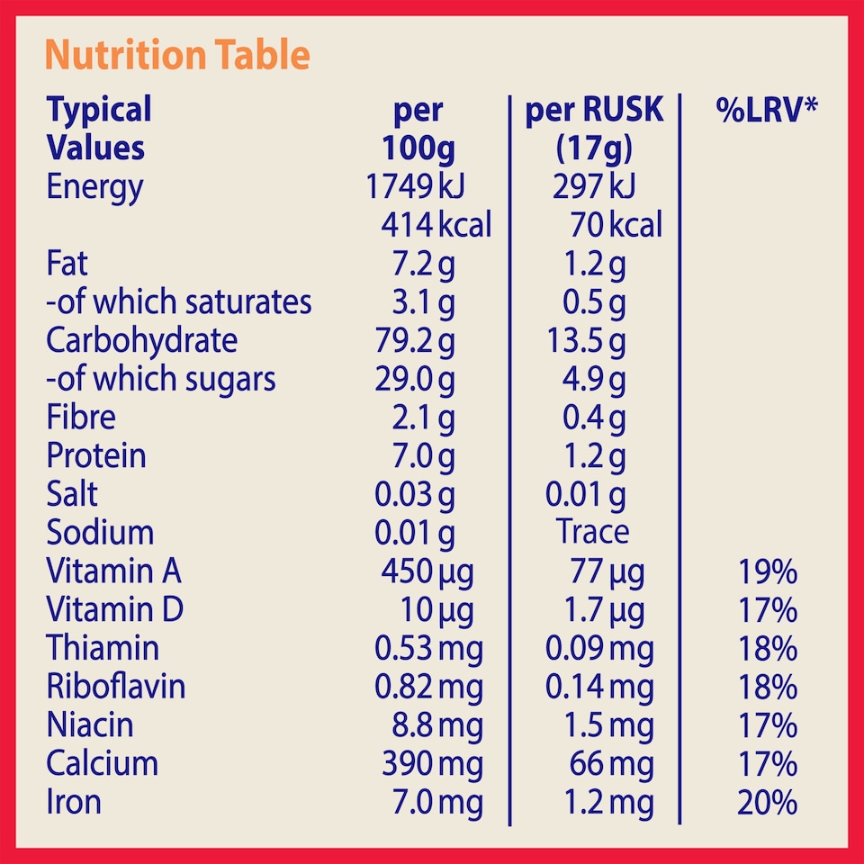 image 1 of Farleys Original Rusks Baby Food Snacks 150g