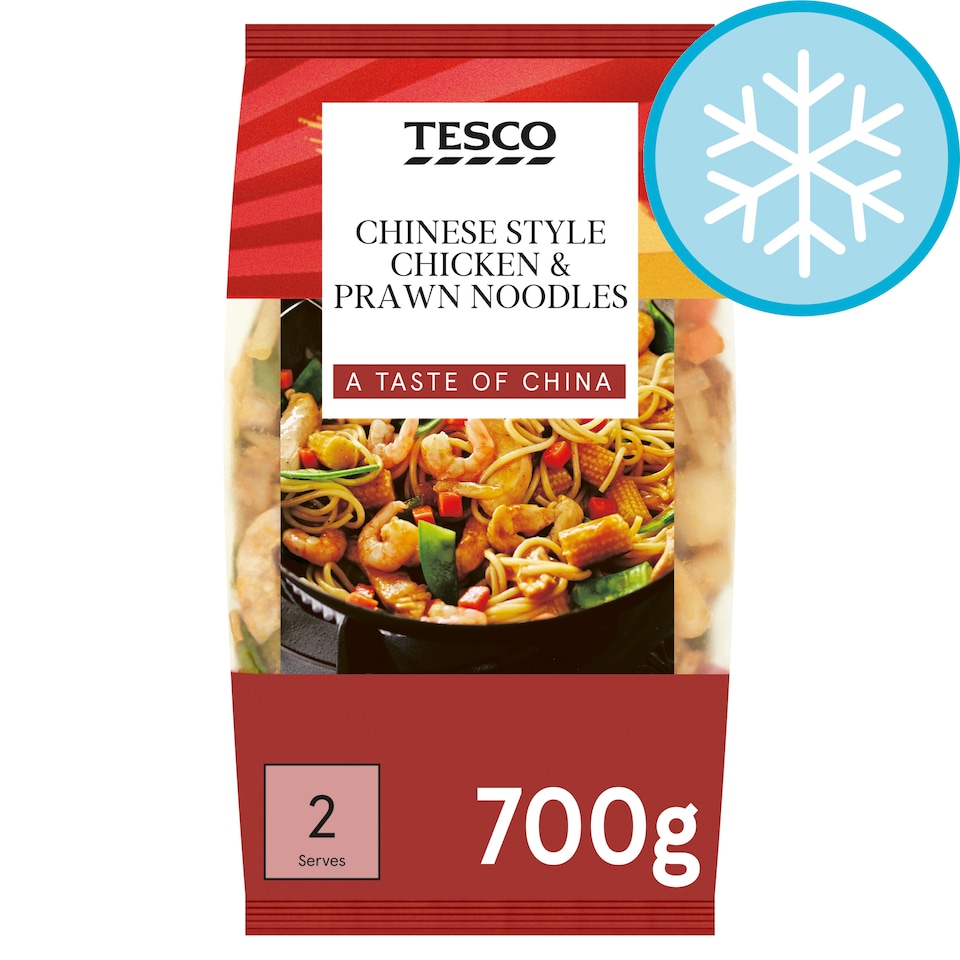 Tesco Chicken & Prawn Noodles 700G