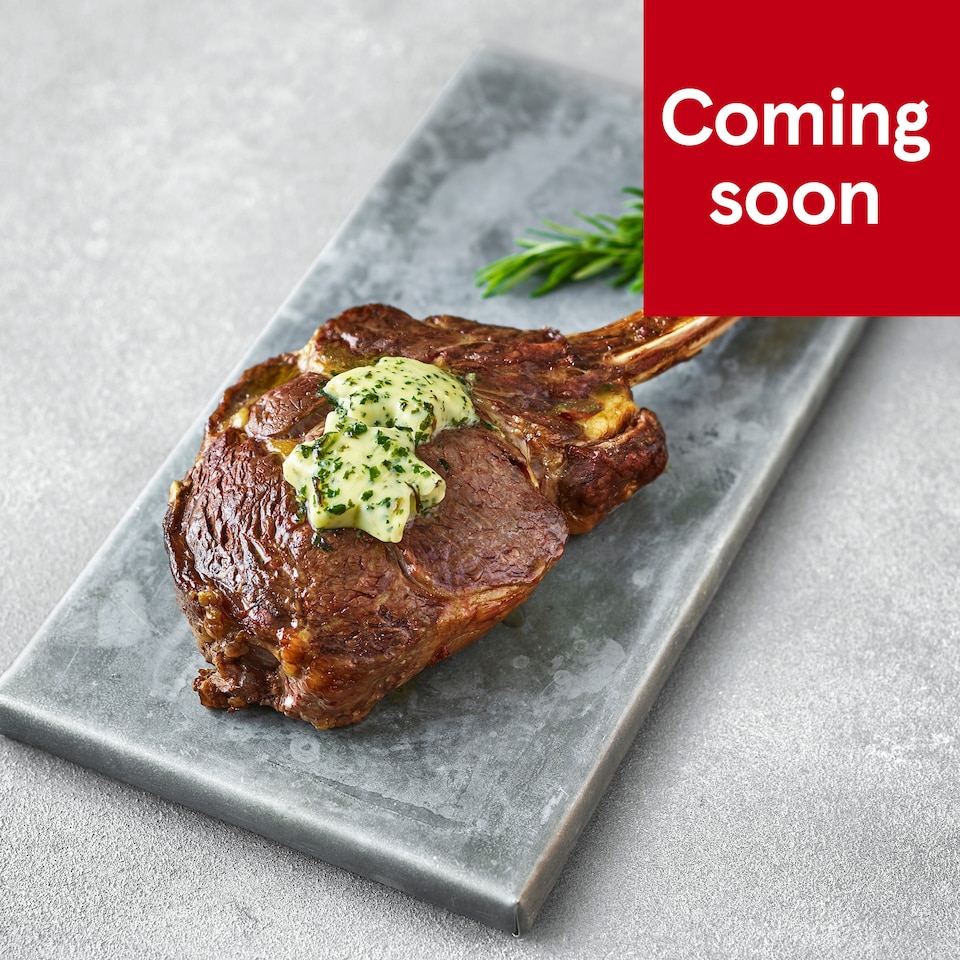 35. Tesco Finest 30-Day Matured Beef Tomahawk Steak 0.85 - 1.35kg (Serves 4-6)