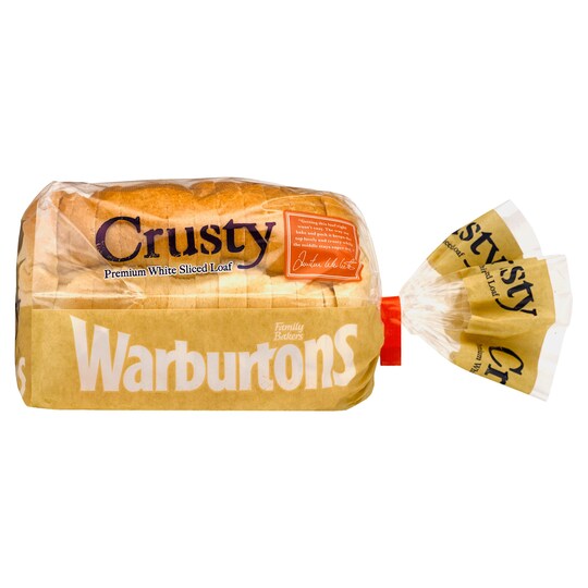 Warburtons Crusty Bread 400G Tesco Groceries