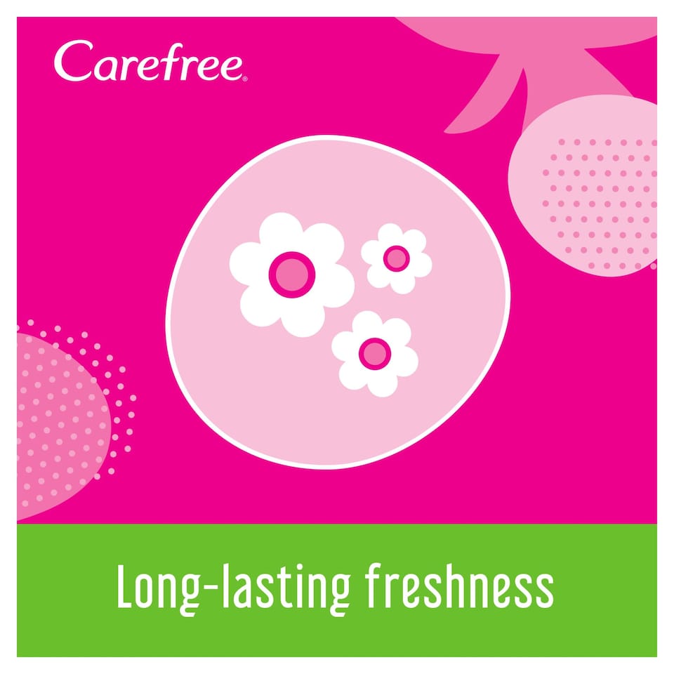 image 1 of Carefree Breathable Aloe Panty Liners 20 Pack