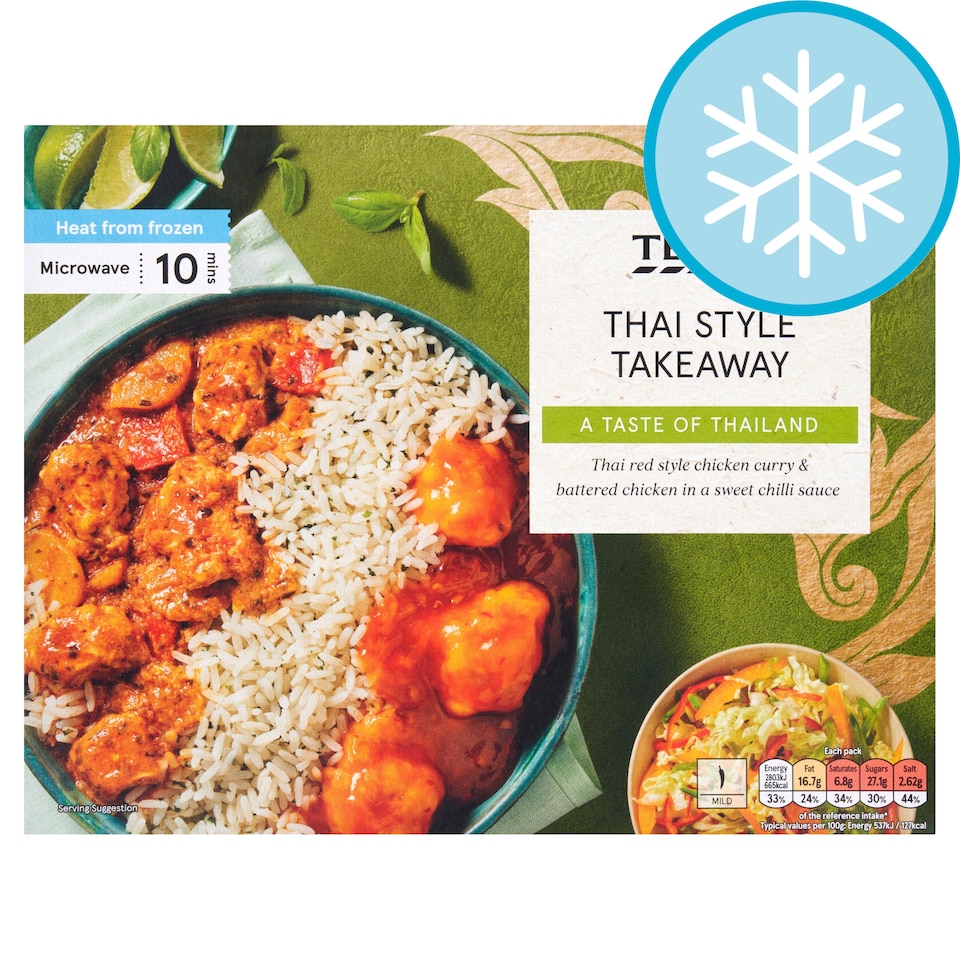 Tesco Thai Red Curry Banquet Meal For One 550g