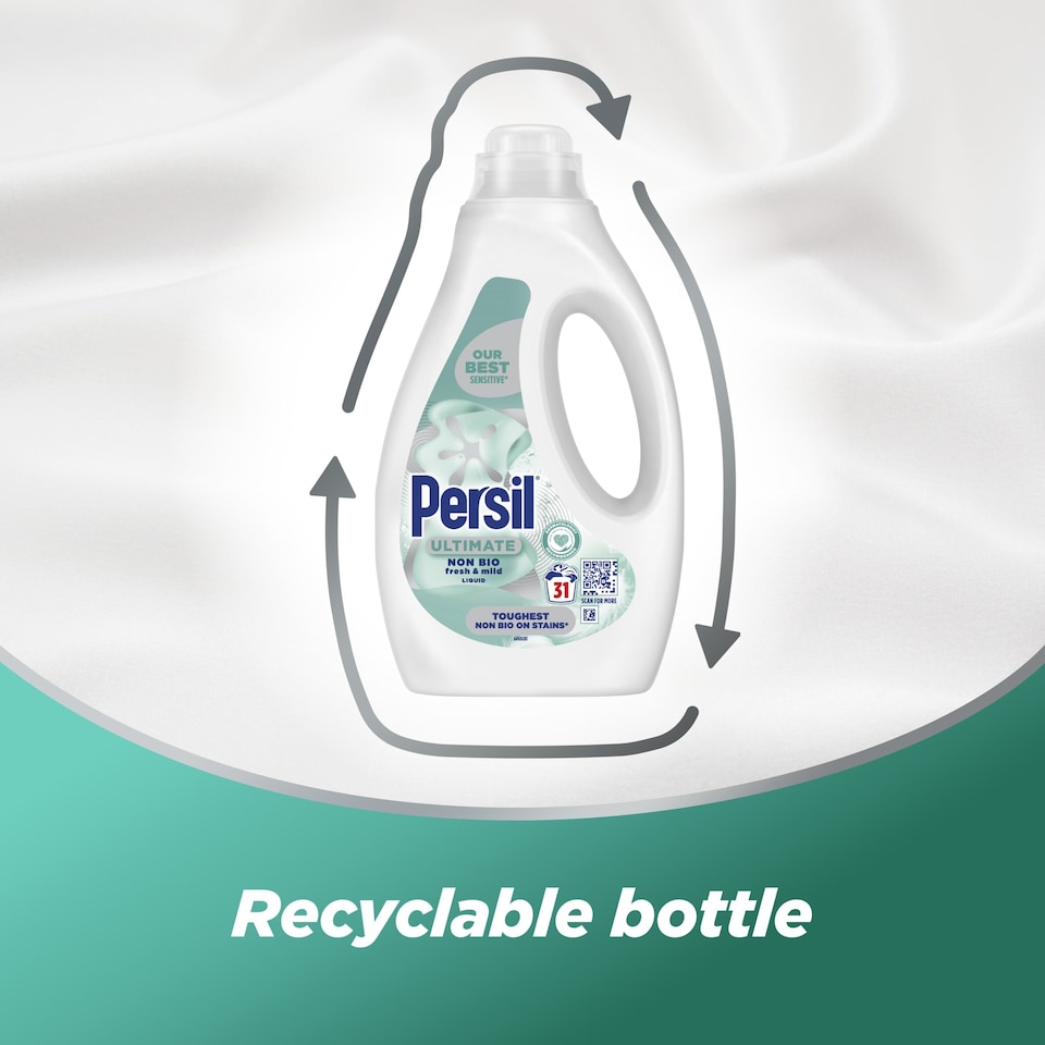image 1 of Persil Ultimate Fresh & Mild Non Bio Laundry Washing Detergent 31 Washes 837ML