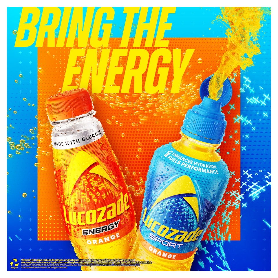 image 1 of Lucozade Sport Drink Orange 900ml