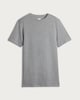image 4 of F&F Cotton Blend Ribbed Thermal Short Sleeved T-Shirt in Grey