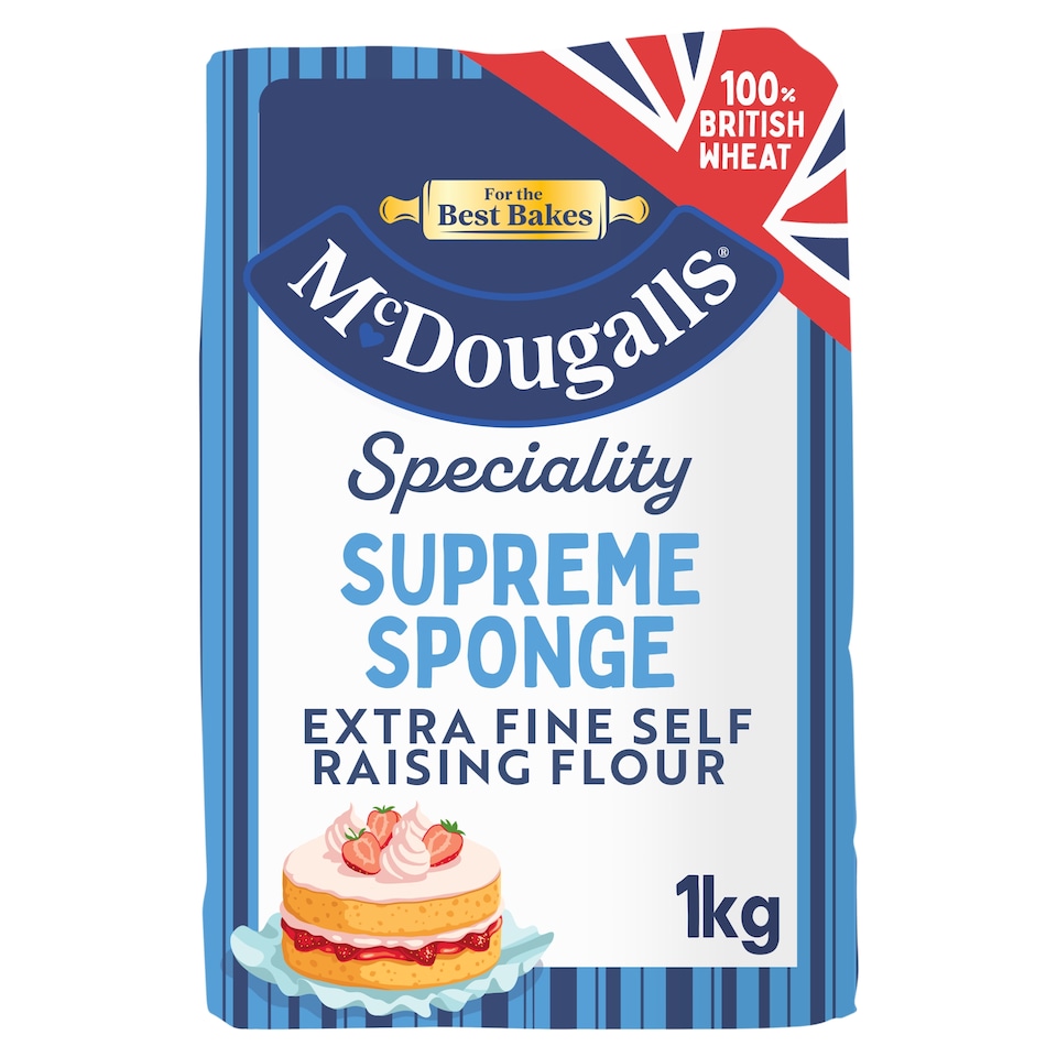 Mcdougalls Self Raising Supreme Sponge Flour 1Kg