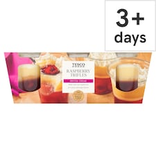 Tesco Raspberry Trifles 3 x 135g 405g