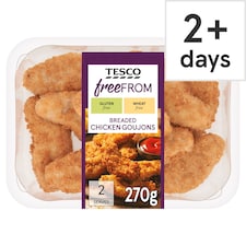 Tesco Free From Breaded Chicken Goujons 270g