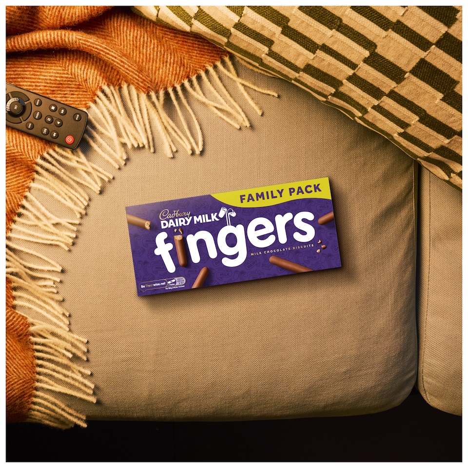image 1 of Cadbury Dairy Milk Chocolate Fingers Biscuits 189g