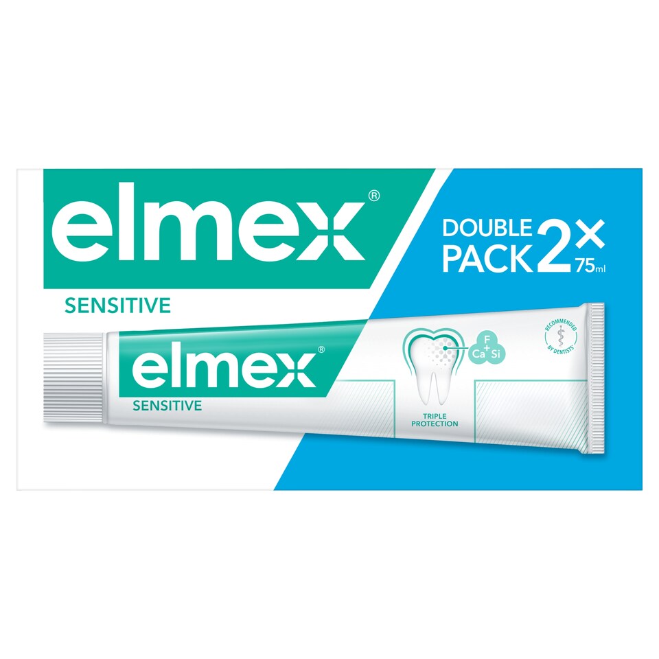 elmex Sensitive fogkrém érzékeny fogakra 2 x 75 ml  1. kép