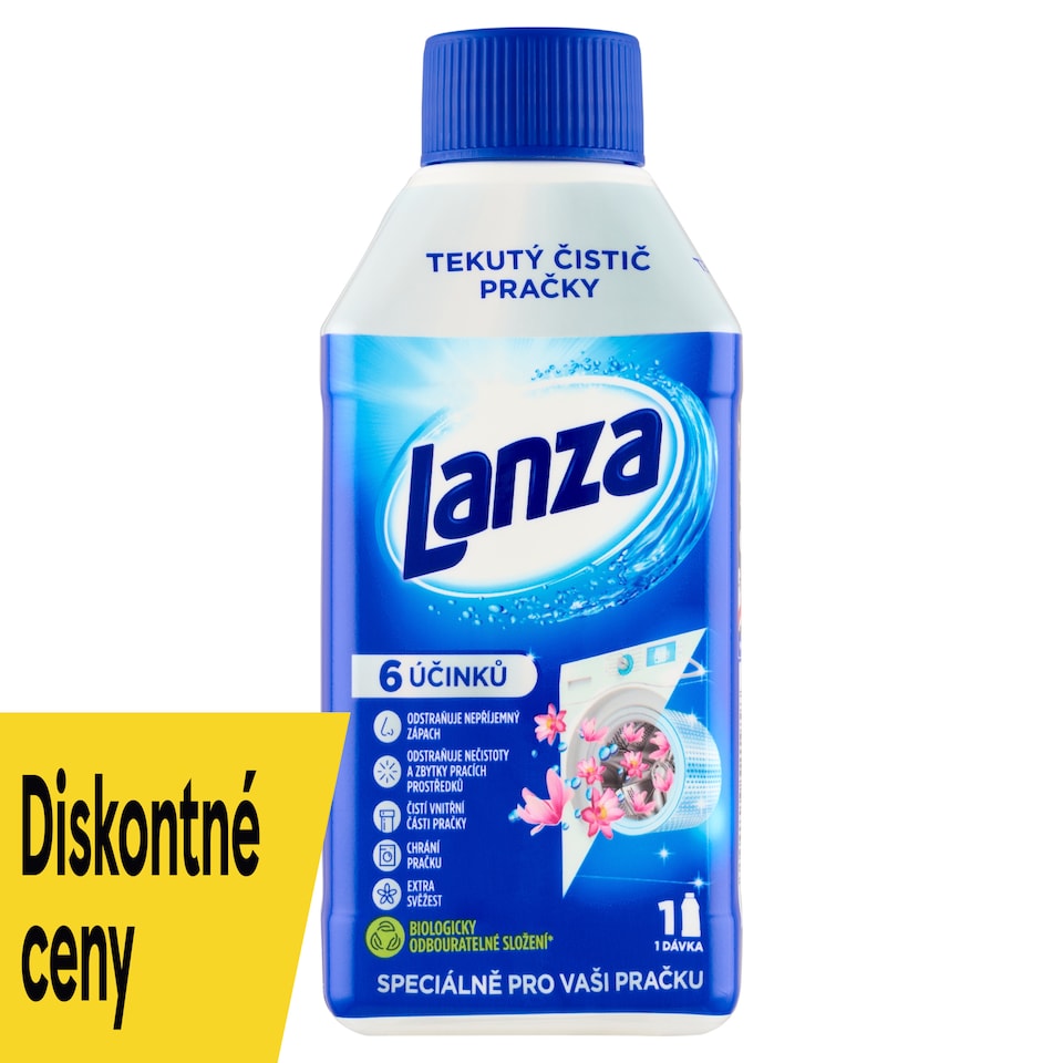 image 1 of Lanza Liquid Washing Machine Cleaner Fresh Scent 250 ml