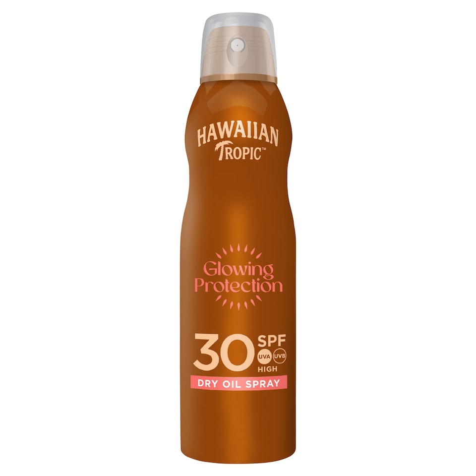 Hawaiian Tropic Glowing Protection Sunscreen Spray SPF 30 180ml
