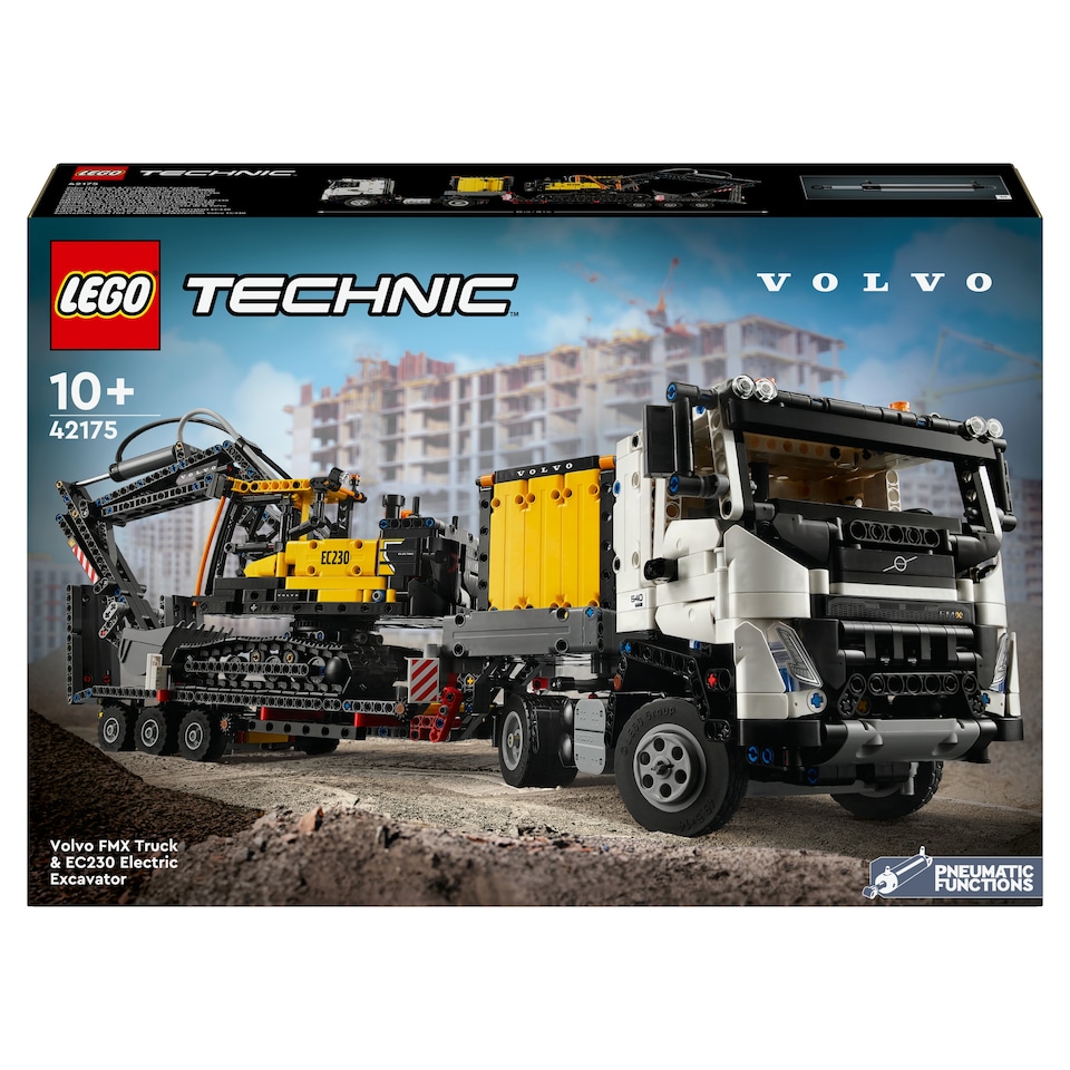 LEGO Technic 42175 Volvo FMX teherautó és EC230 elektromos markoló  1. kép