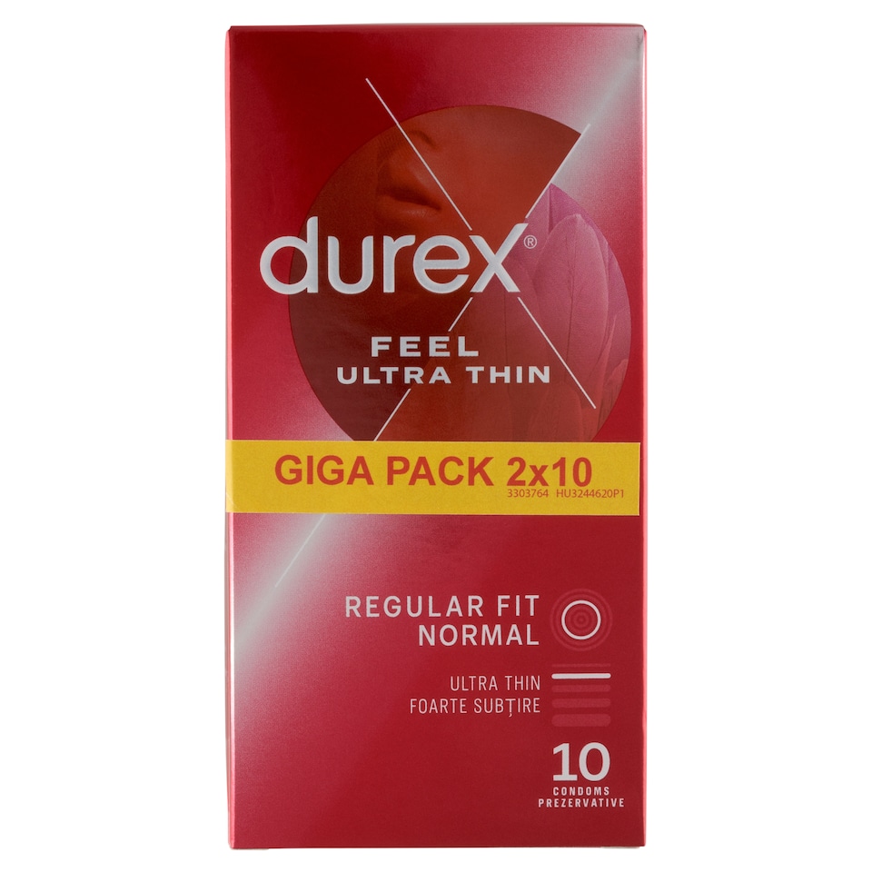 Durex Feel Ultra Thin óvszer 2 x 10 db  1. kép