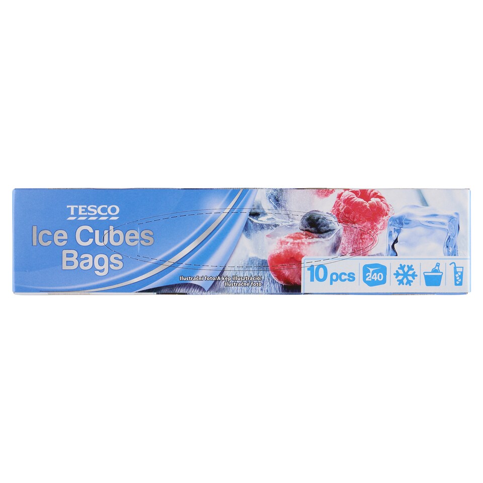 Tesco Ice Cubes Bags 10 pcs